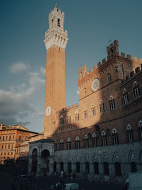 Low angle view of historical building against sky