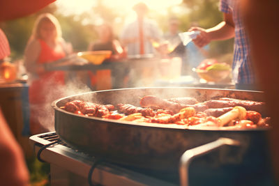 Close-up of food in kitchen