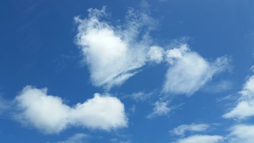 Low angle view of cloudy sky