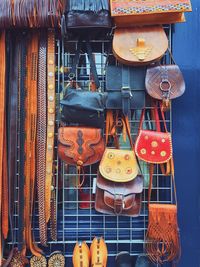 Toys for sale at market stall