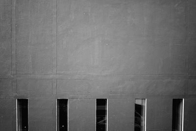 Low angle view of window on building