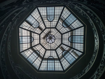 Low angle view of skylight