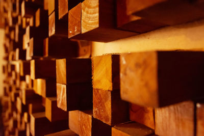 Close-up of wooden wall