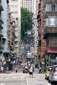 Traffic on city street