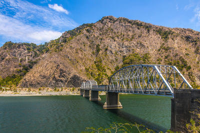 View of bridge over water