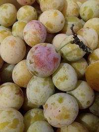 Full frame shot of fruits for sale at market stall