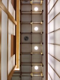 Full frame shot of illuminated wall