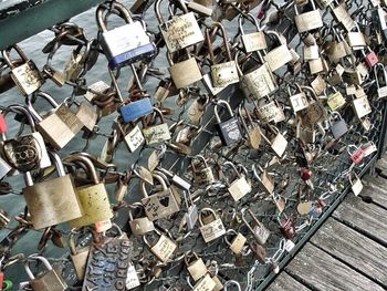 Full frame shot of wooden structure