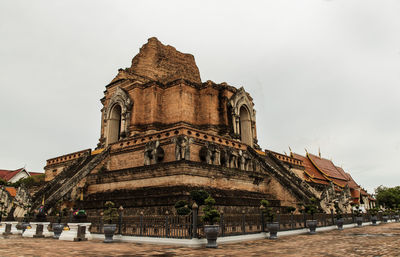 Low angle view of historic building against sky