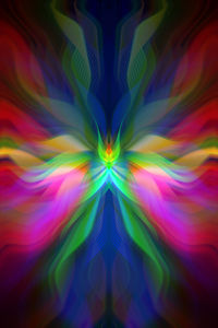 Full frame shot of multi colored light painting