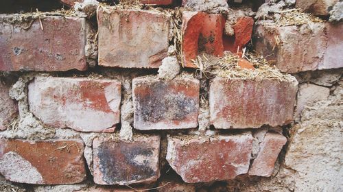 Full frame shot of brick wall