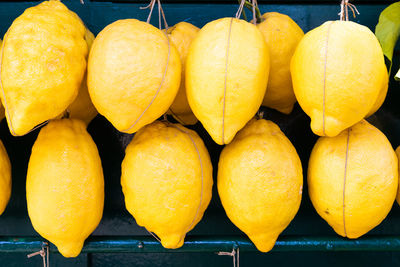 Full frame shot of lemons