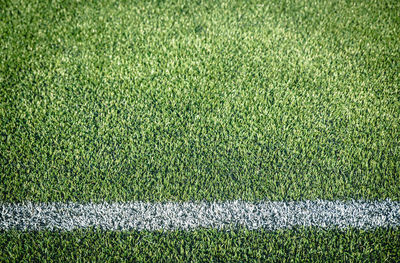 Full frame shot of soccer field