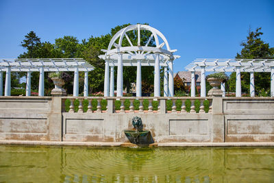 Low angle view of built structures