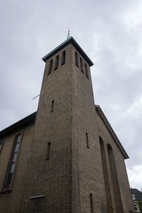 Low angle view of historic building against sky