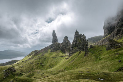 Panoramic view of landscape against sky