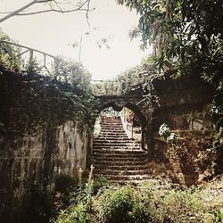 Built structure with trees in background