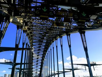 Low angle view of bridge