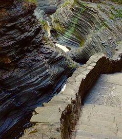 Rocks in sea