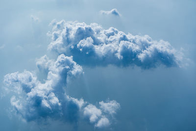 Low angle view of clouds in sky