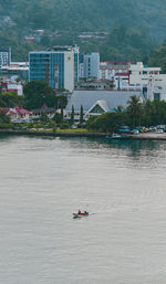 Boats in sea