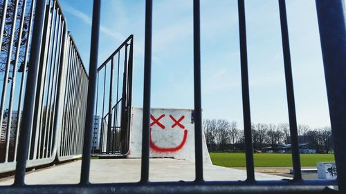 Low angle view of red sky