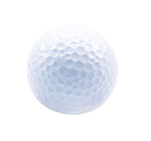 Close-up of ball against white background