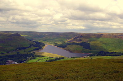 Scenic view of landscape against sky