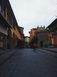 View of city street