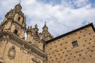 Low angle view of church against sky