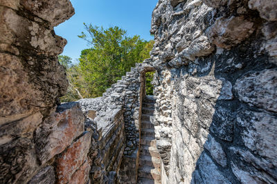 Old temple at mayan