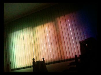 Blurred motion of people in the dark