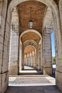 Corridor of old building