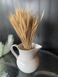 Close-up of potted plant on table at home