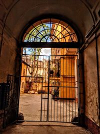 Entrance of old building