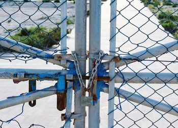 View of chainlink fence