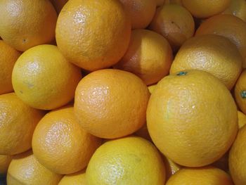 Full frame shot of oranges