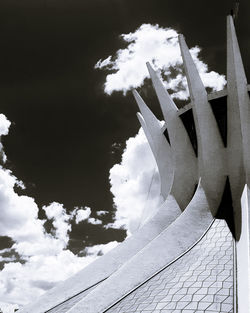 Low angle view of building against sky