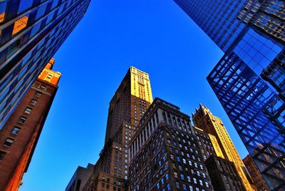 Low angle view of modern buildings