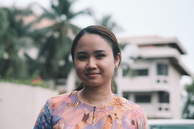 Portrait of young woman