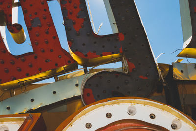 Close-up of fire hydrant against sky