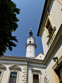 Low angle view of building against sky