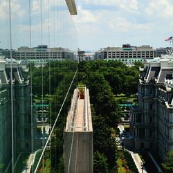 Panoramic view of city against sky