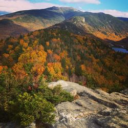 Scenic view of mountains