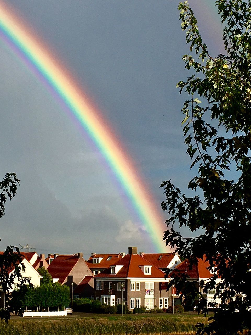 RAINBOW OVER HOUSES