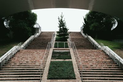 Staircase in building