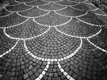 Full frame shot of paving stone