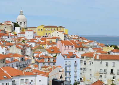 View of buildings in city