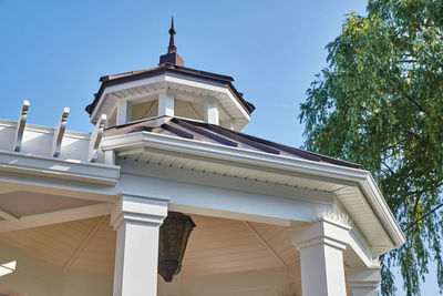 Low angle view of building against sky