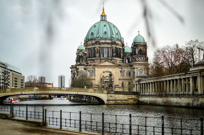 View of cathedral against cloudy sky